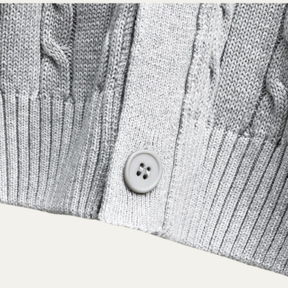 VogeLuxe | Klassiek kabelgebreid vest voor heren 5