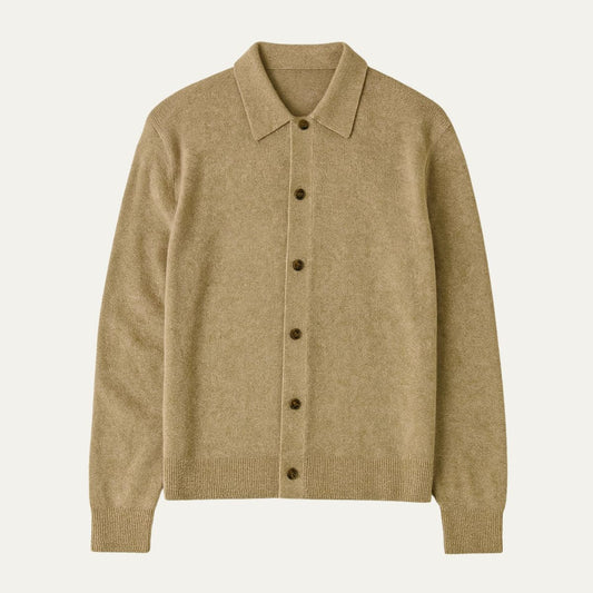 VogeLuxe | Klassieke herencardigan met knoopjes 0