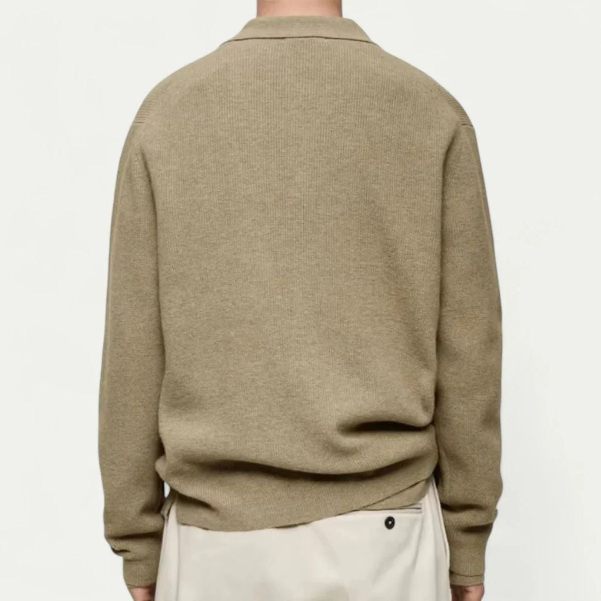 VogeLuxe | Klassieke herencardigan met knoopjes 2