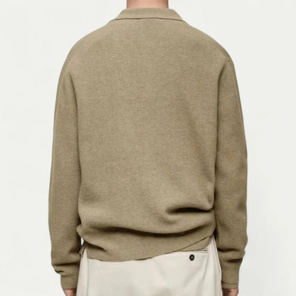 VogeLuxe | Klassieke herencardigan met knoopjes 2