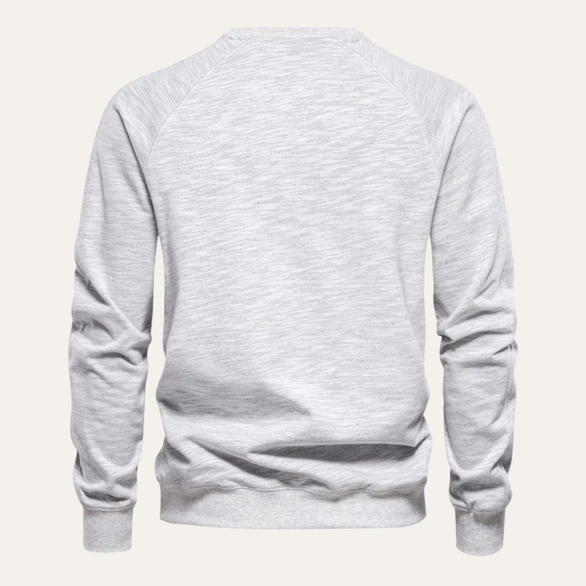 VogeLuxe | Klassieke katoenen sweatshirt met ronde hals voor heren 1
