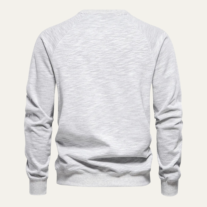 VogeLuxe | Klassieke katoenen sweatshirt met ronde hals voor heren 1