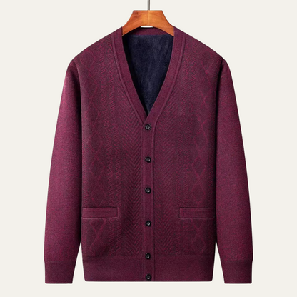 VogeLuxe | Klassieke trui met kwartrits voor heren 4