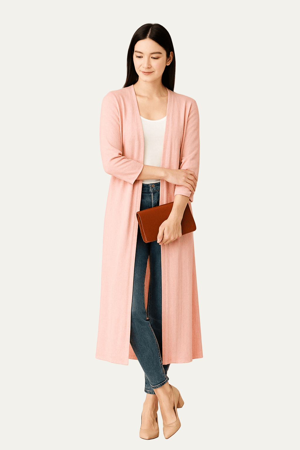 VogeLuxe | Lange open cardigan voor dames 5