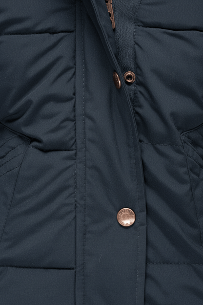 VogeLuxe | Luxe imitatiebont pufferjack voor dames 6