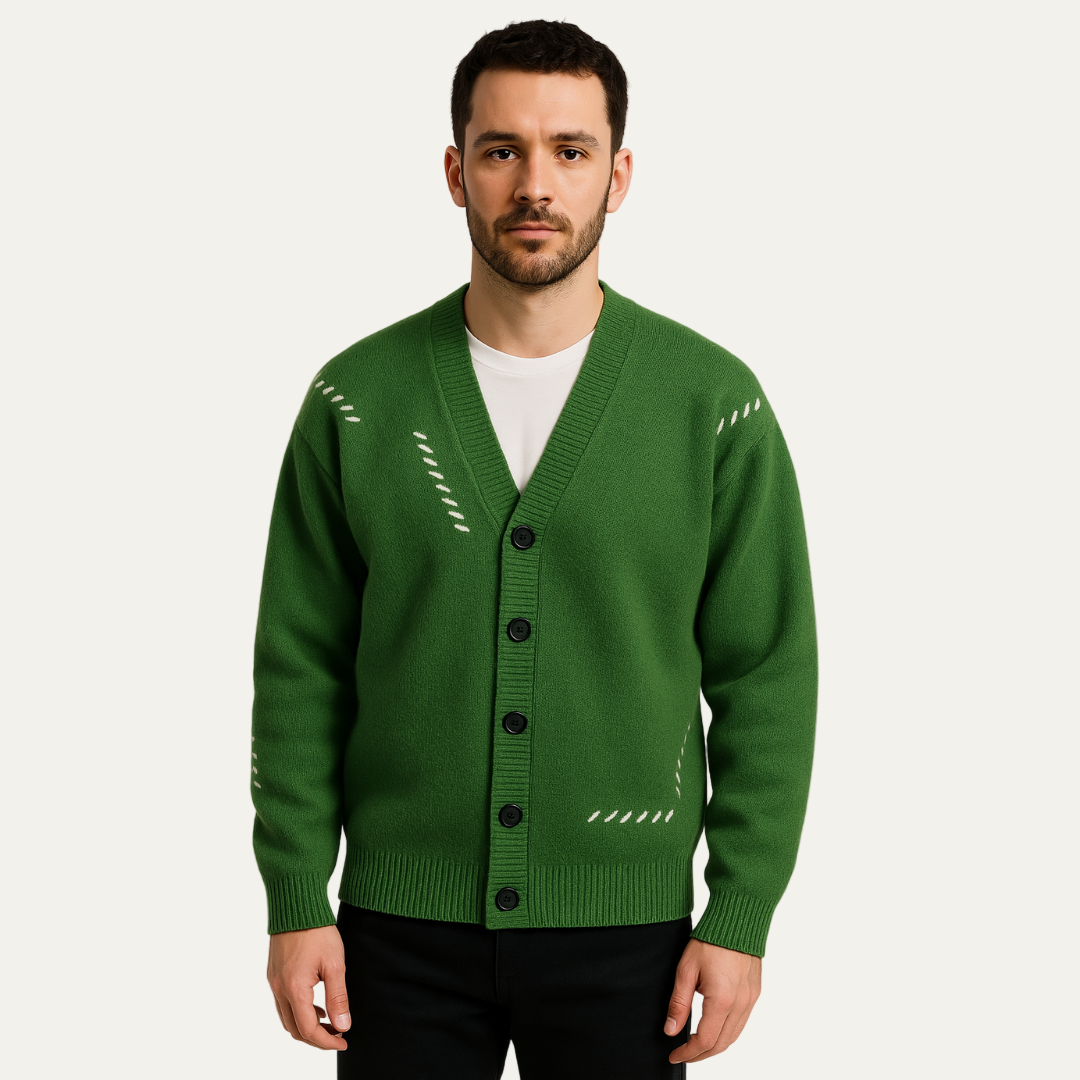 VogeLuxe | Minimalistisch V-hals vest voor heren 0