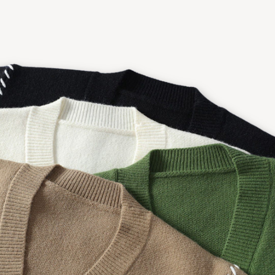 VogeLuxe | Minimalistisch V-hals vest voor heren 7