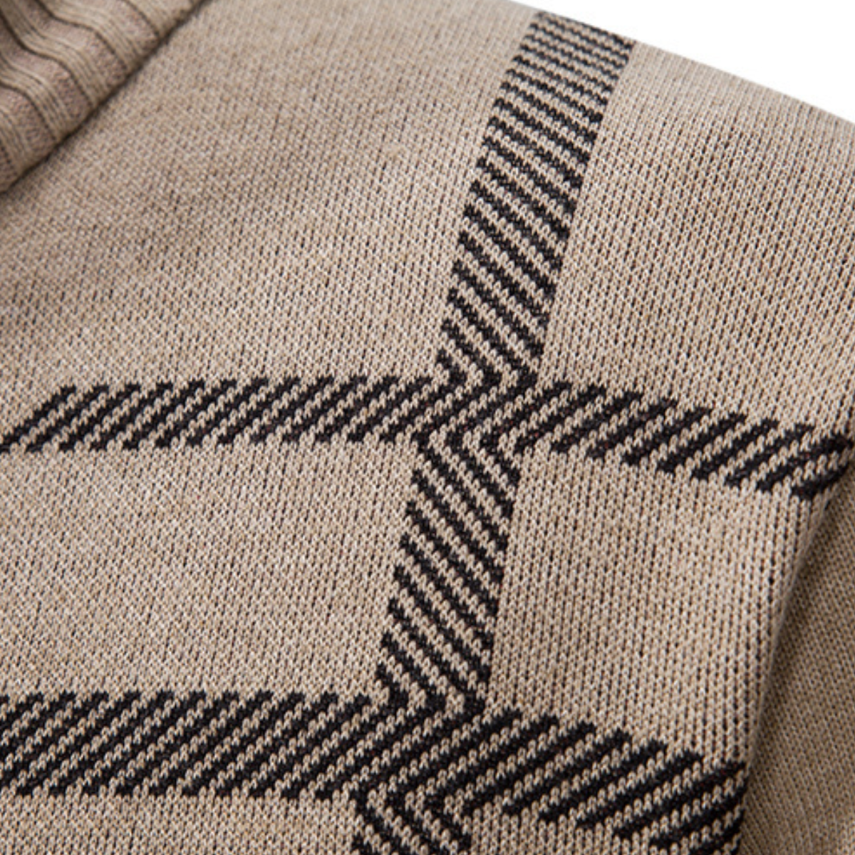 VogeLuxe | Modern geometrisch vest voor heren 2