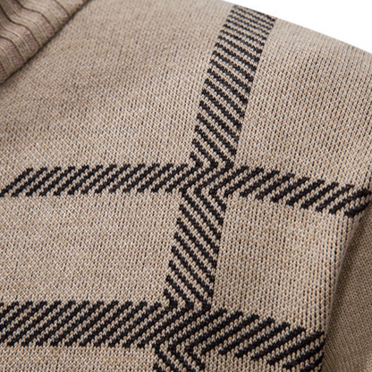 VogeLuxe | Modern geometrisch vest voor heren 2