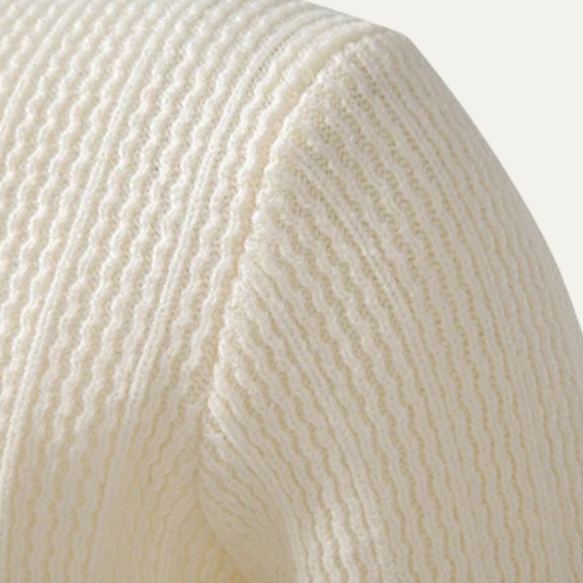 VogeLuxe | Wafelgebreide trui met kwartrits voor heren 4