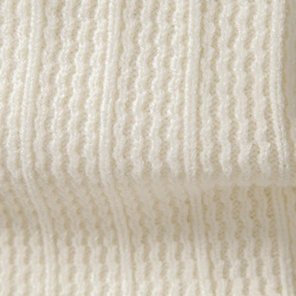 VogeLuxe | Wafelgebreide trui met kwartrits voor heren 5