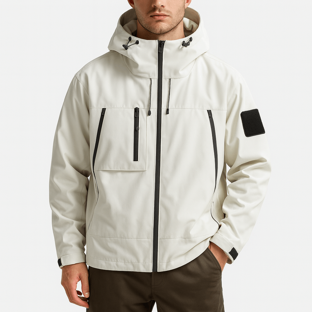 VogeLuxe | Waterdichte outdoorjas met meerdere zakken voor heren 0