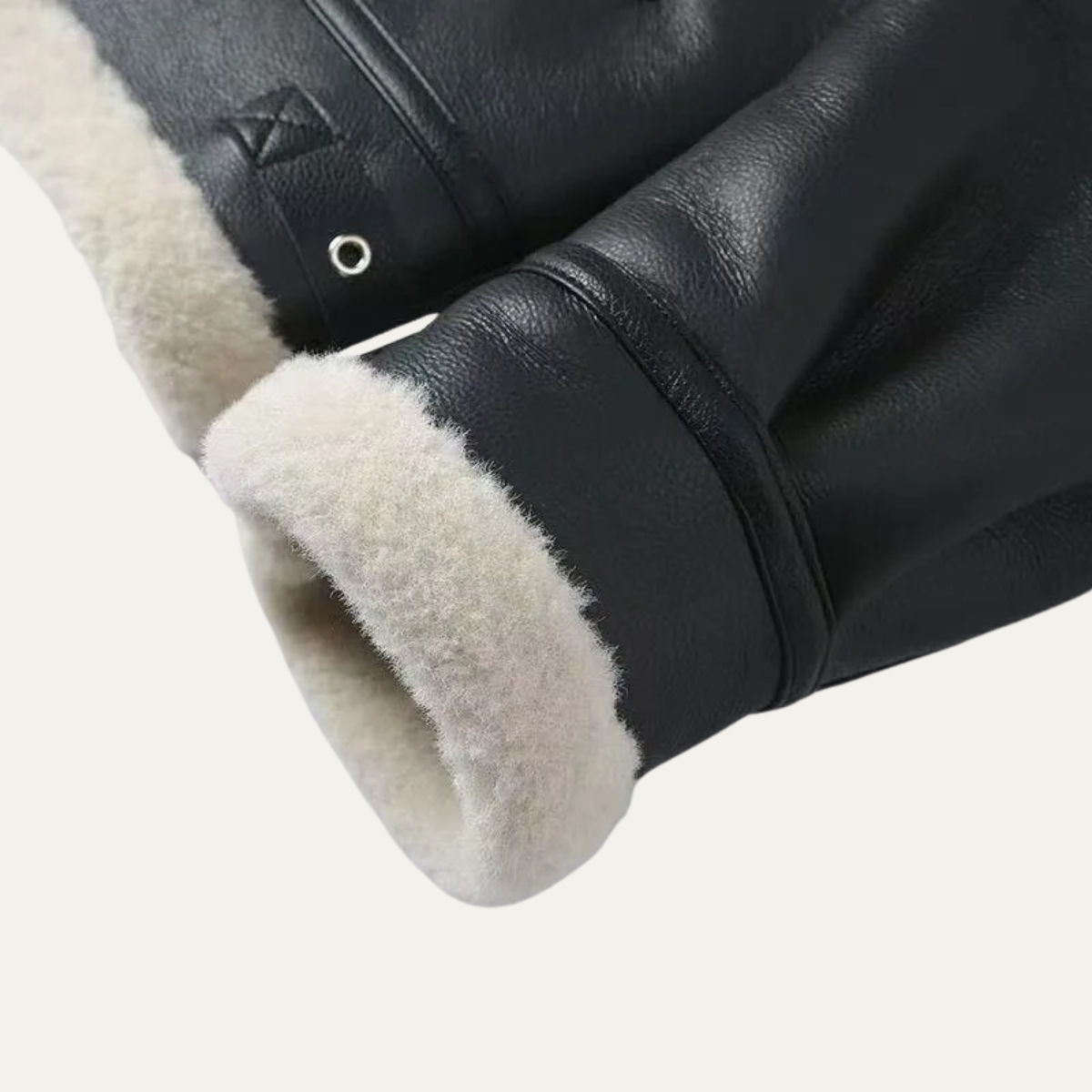 VogeLuxe | Winterjas met schapenvachtvoering voor heren 4