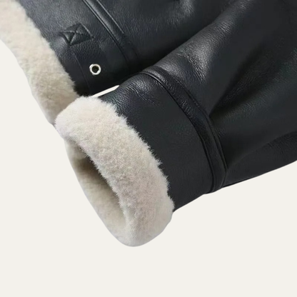 VogeLuxe | Winterjas met schapenvachtvoering voor heren 4