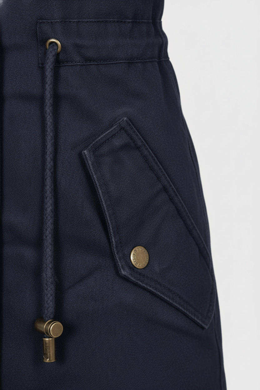 VogeLuxe | Winterparka met capuchon en bontvoering voor dames 5