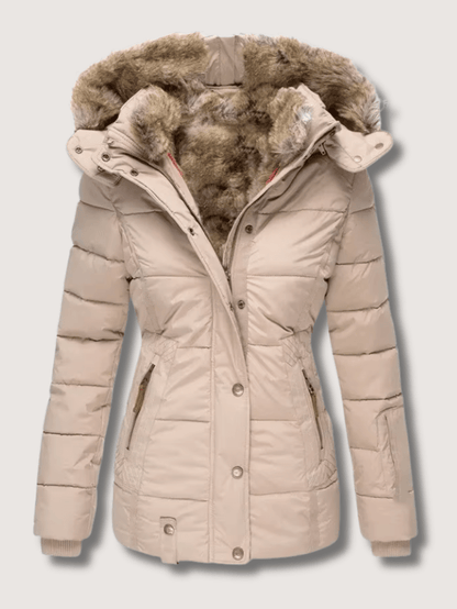 VogeLuxe | Winterparka met getailleerde taille voor dames 5