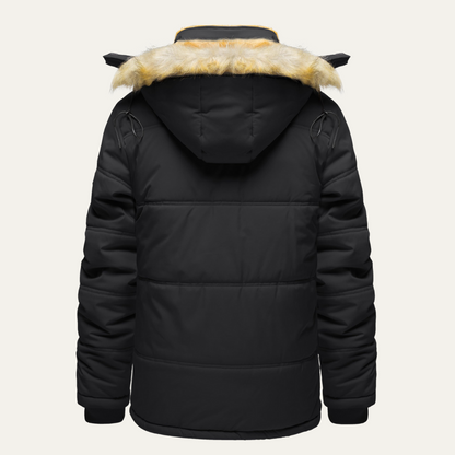 VogeLuxe | Zware Sherpa Parka met capuchon voor heren 2