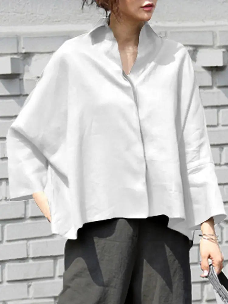 Mira Chic Dames Herfst Blouse voor Stijlvolle Vrouwen