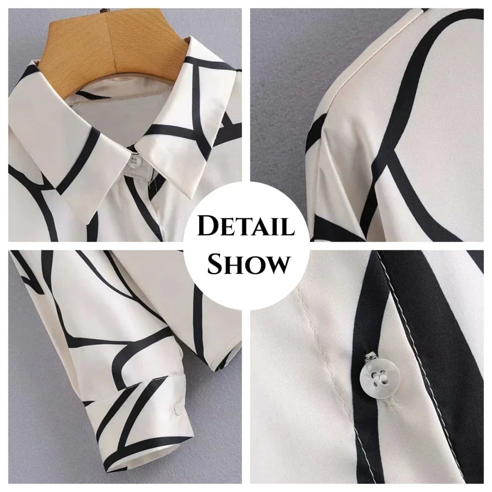 Roze Streep Blouse voor Vrouwen