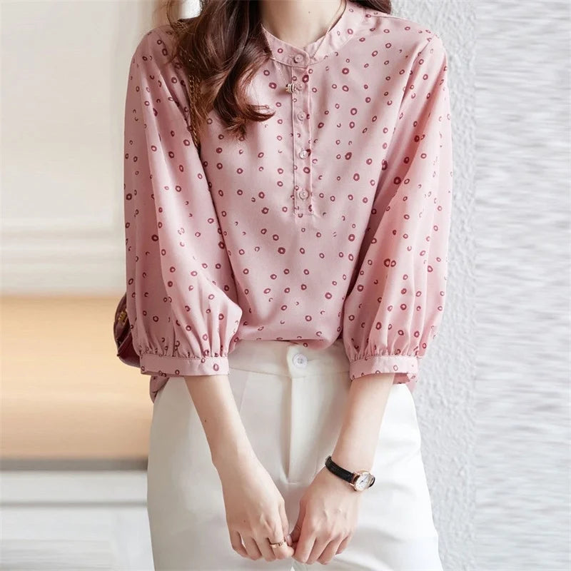 Vrouwelijke Lente Zomer Stijl Blouses