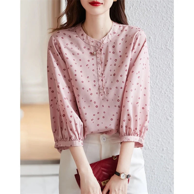 Vrouwelijke Lente Zomer Stijl Blouses