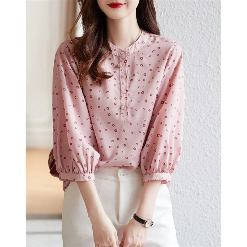 Vrouwelijke Lente Zomer Stijl Blouses