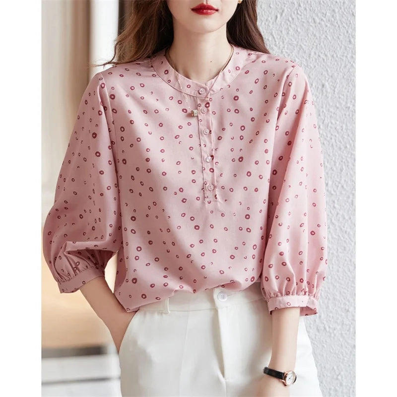 Vrouwelijke Lente Zomer Stijl Blouses
