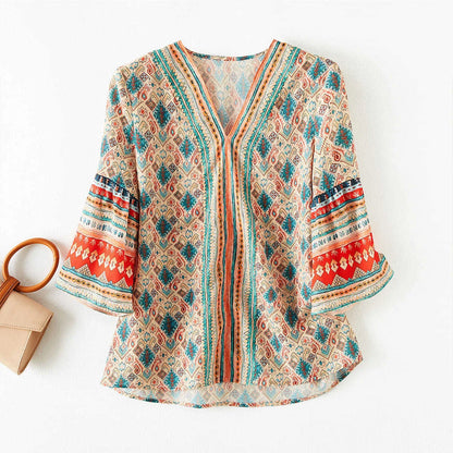 Luxe Zomerse Elegantie Blouse