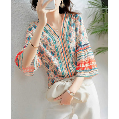 Luxe Zomerse Elegantie Blouse