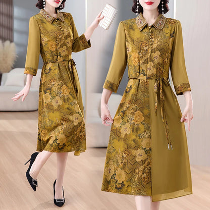 Zonnestraal Mode Boho Bloemen Maxi Jurk voor Zomerse Avonden