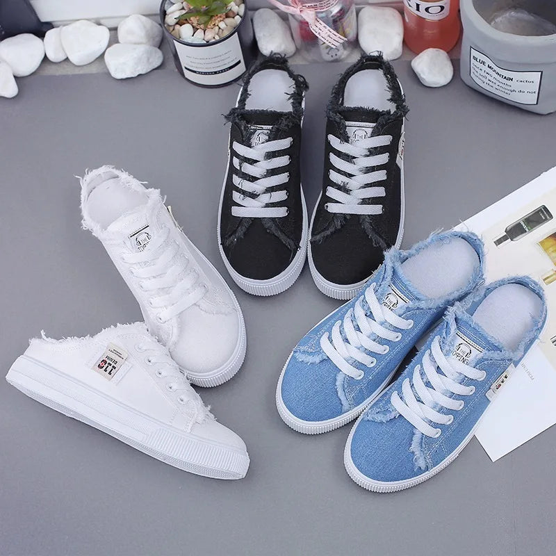 Starwalk Lente Canvas Platte Dames Sneakers