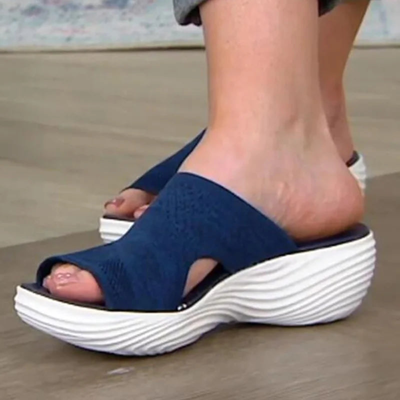 Zomerse A Leatar Orthopedische Slippers