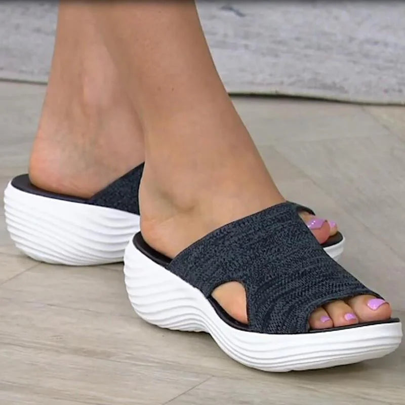 Zomerse A Leatar Orthopedische Slippers