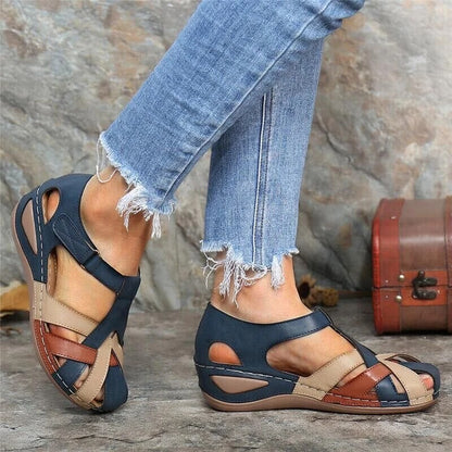 Velanora - Orthopedische Comfort-Keilsandalen