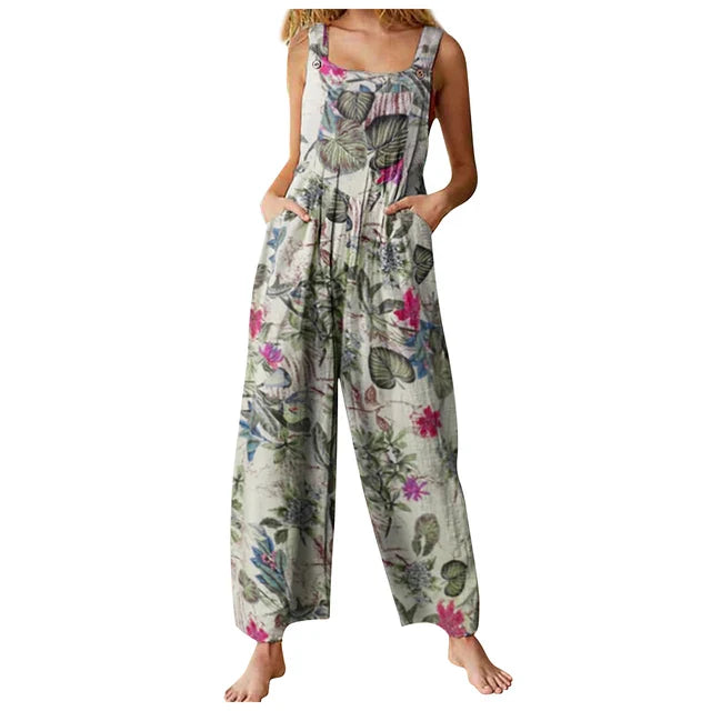 Nova Dames Etnische Jumpsuit voor Zomerse Avonturen