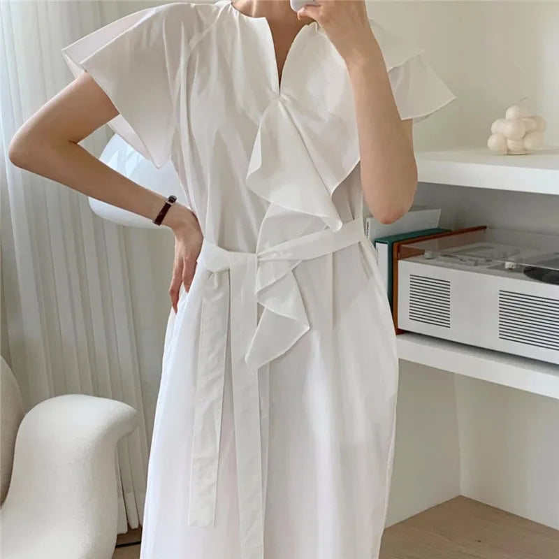 Stijlvolle Franse Dame Jurk voor Zomerse Elegance