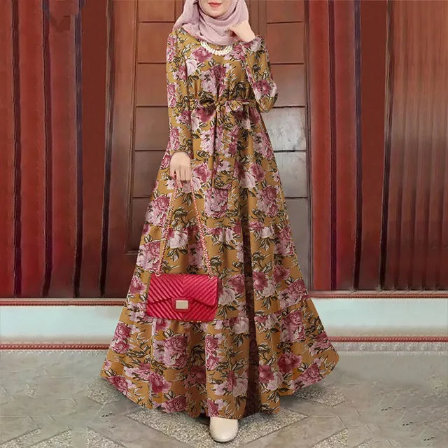 Graceful Elegance Dubai Abaya - Lange Mouwen Eid Jurk