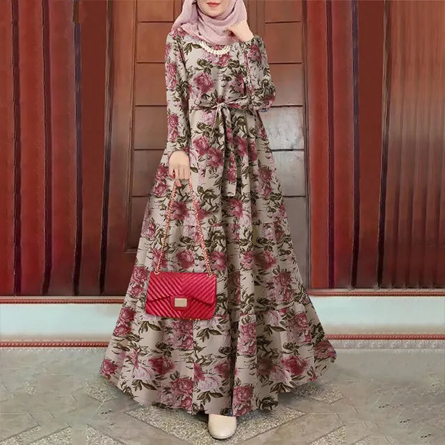 Graceful Elegance Dubai Abaya - Lange Mouwen Eid Jurk