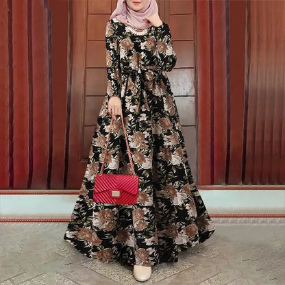 Graceful Elegance Dubai Abaya - Lange Mouwen Eid Jurk