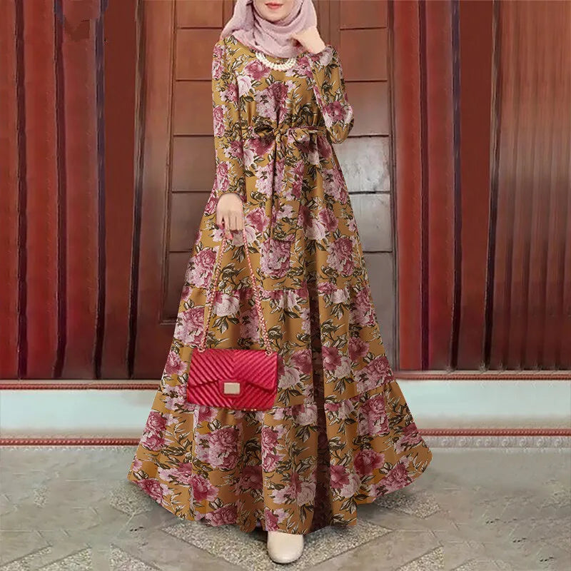 Graceful Elegance Dubai Abaya - Lange Mouwen Eid Jurk