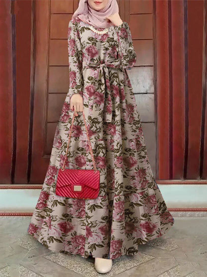 Graceful Elegance Dubai Abaya - Lange Mouwen Eid Jurk