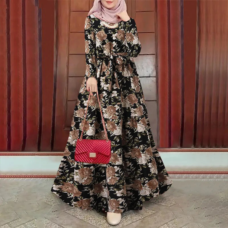 Graceful Elegance Dubai Abaya - Lange Mouwen Eid Jurk