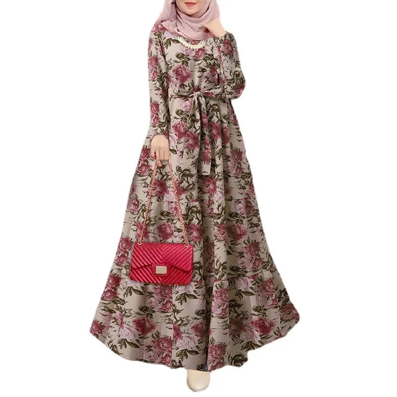 Graceful Elegance Dubai Abaya - Lange Mouwen Eid Jurk