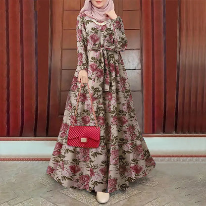 Graceful Elegance Dubai Abaya - Lange Mouwen Eid Jurk