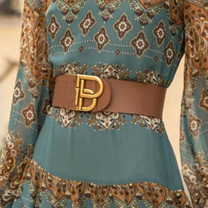 Elegante Lange Barokke Jurk van ChicElegance