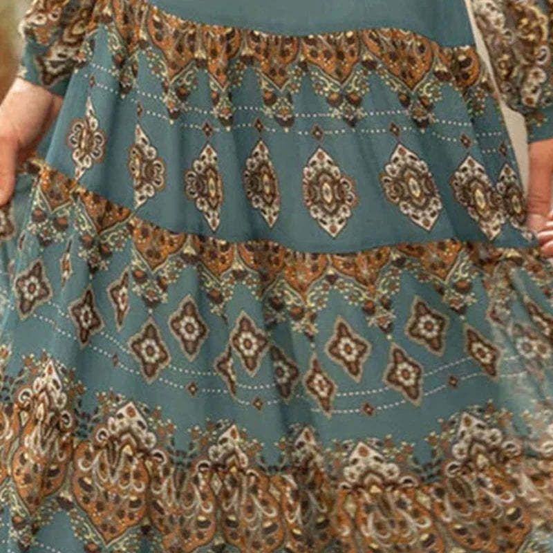 Elegante Lange Barokke Jurk van ChicElegance
