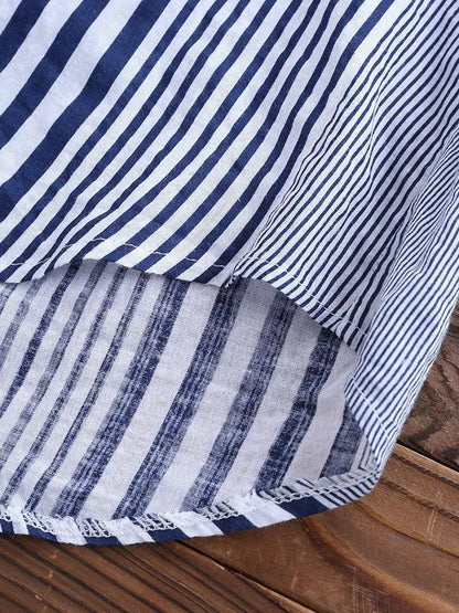 Voorjaarsfris Gestreepte Tuniek Fleur Chic