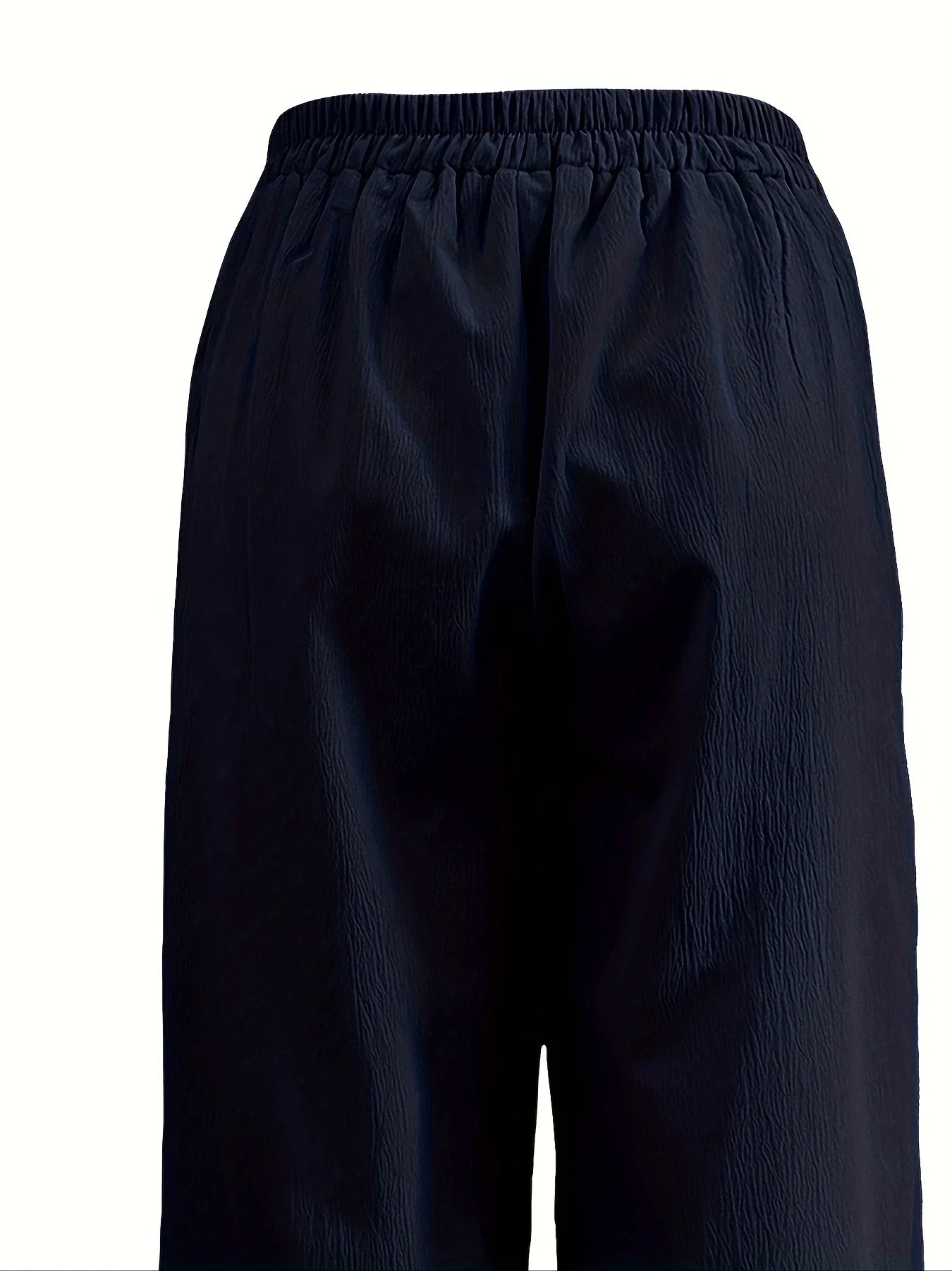Damesmode Elastische Taille Wijde Pijpen Broek