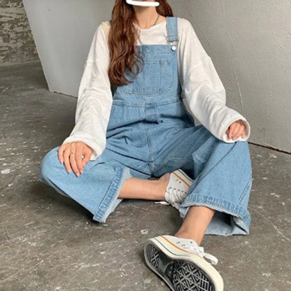 Amara Denim Jumpsuit voor Trendy Vrouwen