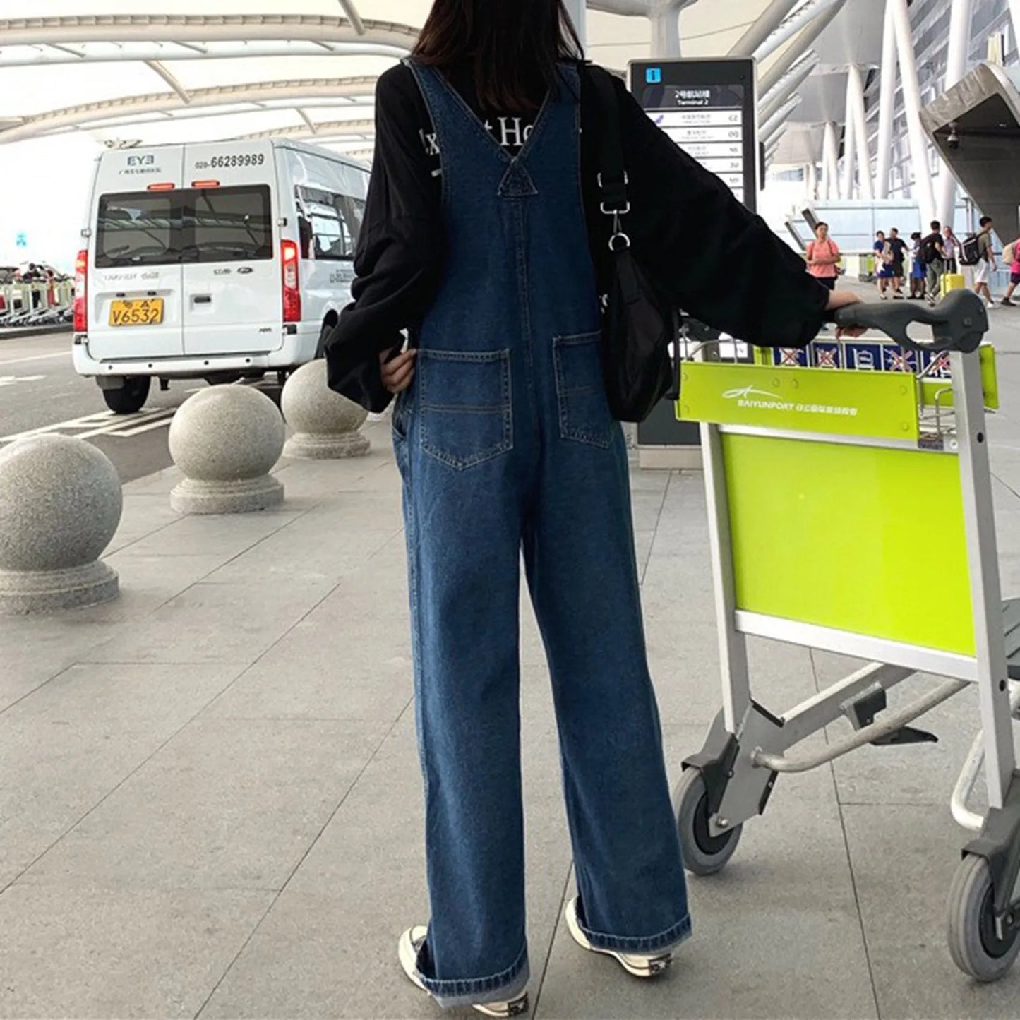 Amara Denim Jumpsuit voor Trendy Vrouwen